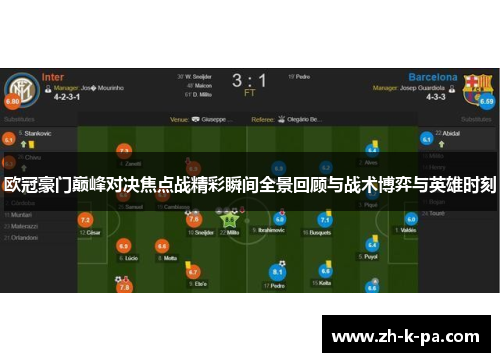 欧冠豪门巅峰对决焦点战精彩瞬间全景回顾与战术博弈与英雄时刻 欧冠豪门巅峰对决焦点战精彩瞬间全景回顾与战术博弈与英雄时刻